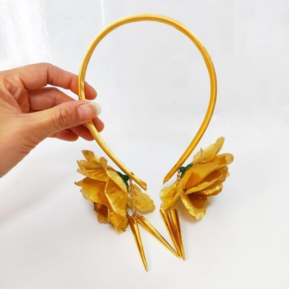 Anime Spy Thorn Princess Yor Forger Headband Gold Cosplay Halloween Accessories